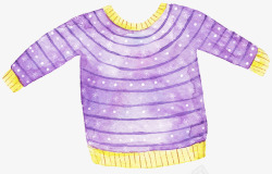 条纹毛衣紫色条纹毛衣高清图片