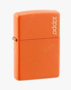 Zippo欧洲风橙色磨砂素材