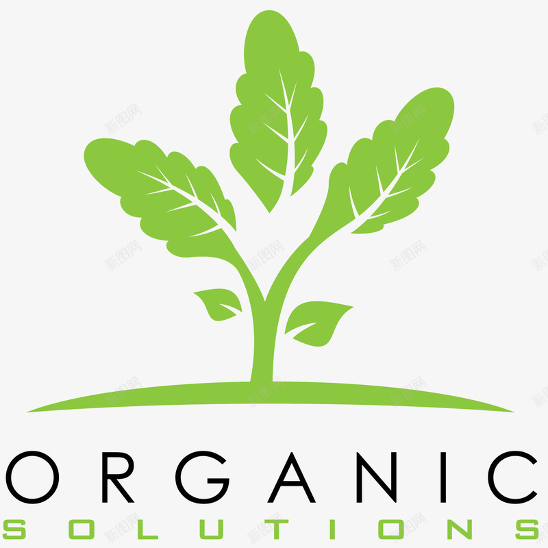 绿色LOGO图标png_新图网 https://ixintu.com EPS 创意 创意logo 大树 抽象 标志 标志图标 标签 标识 植物 版式 绿色