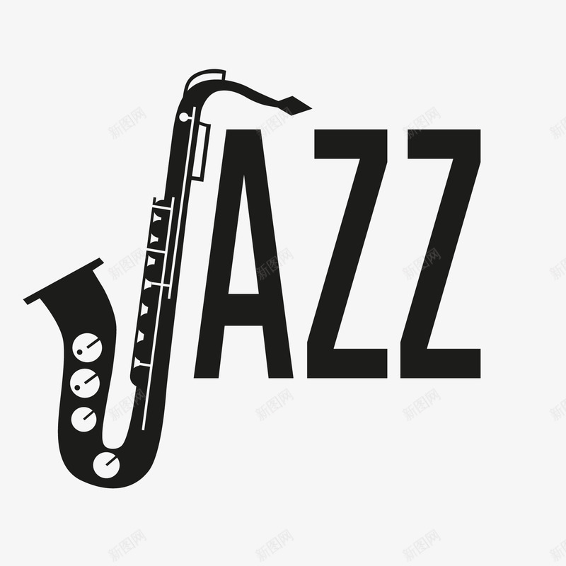 音乐爵士乐jazz矢量图图标ai_新图网 https://ixintu.com jazz 爵士乐 爵士乐器 矢量图 音乐