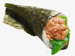 紫菜寿司卷吞拿鱼紫菜卷高清图片