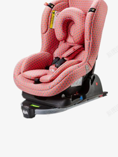 好孩子儿童汽车安全座椅png免抠素材_新图网 https://ixintu.com 双安装座 德国研发 欧洲标准 粉色