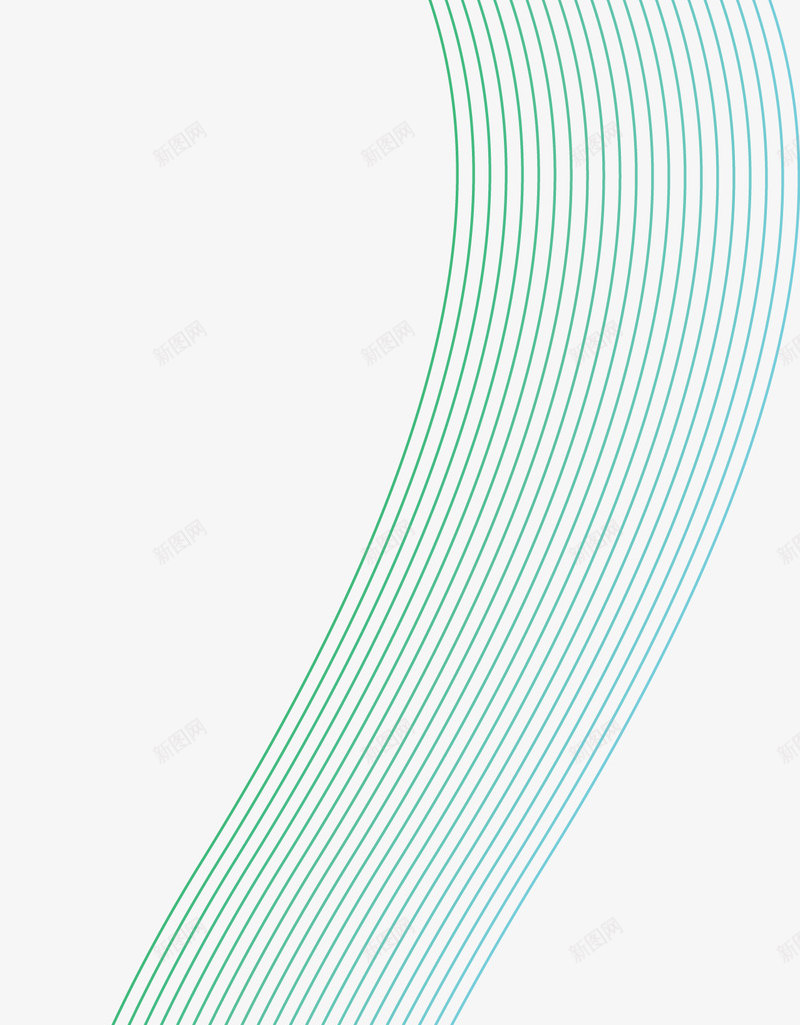 蓝色线条png免抠素材_新图网 https://ixintu.com 弯曲 弯曲线条 彩色 彩色线条 曲线 波动 波动曲线 线条 线条图