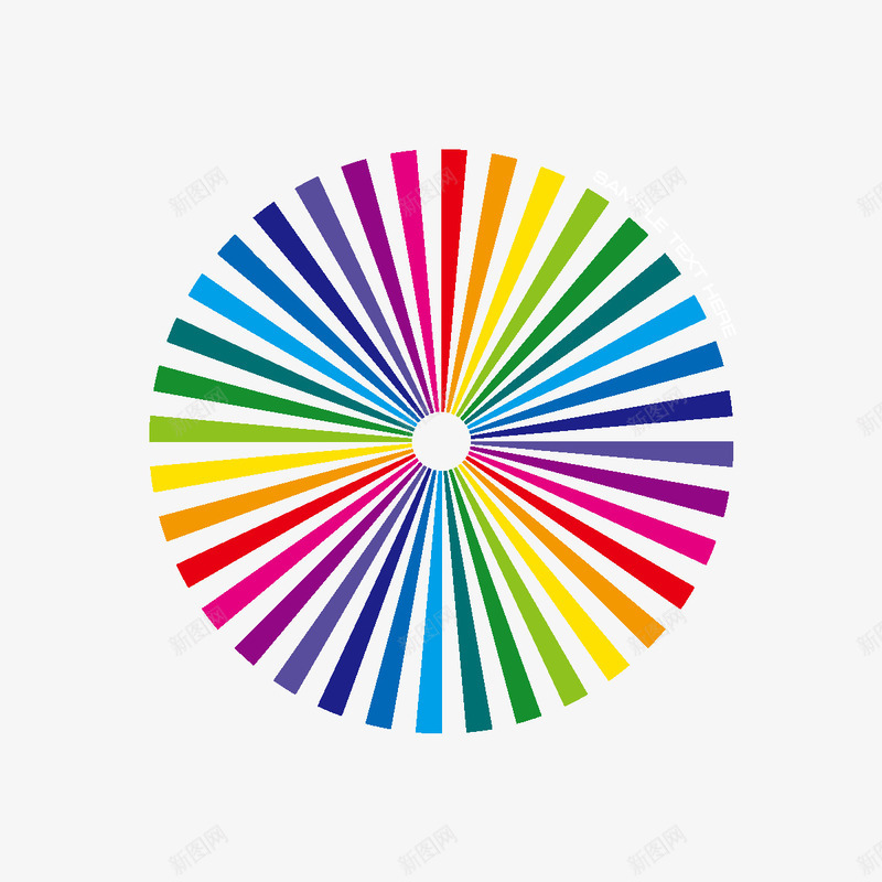 颜色条装饰png免抠素材_新图网 https://ixintu.com 五颜六色 圆形的 彩色的 彩虹色 海报 颜色条 鲜艳