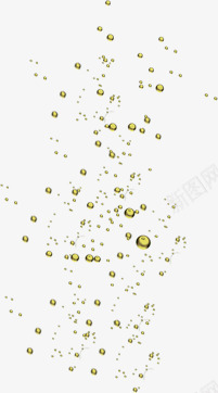黄色水珠装饰png免抠素材_新图网 https://ixintu.com 水珠 装饰 黄色