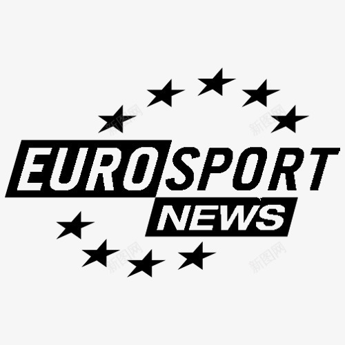 欧洲体育台新闻黑色电视频道图标png_新图网 https://ixintu.com black eurosport news 新闻 欧洲体育台 黑色