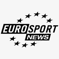 欧洲体育台欧洲体育台新闻黑色电视频道图标高清图片