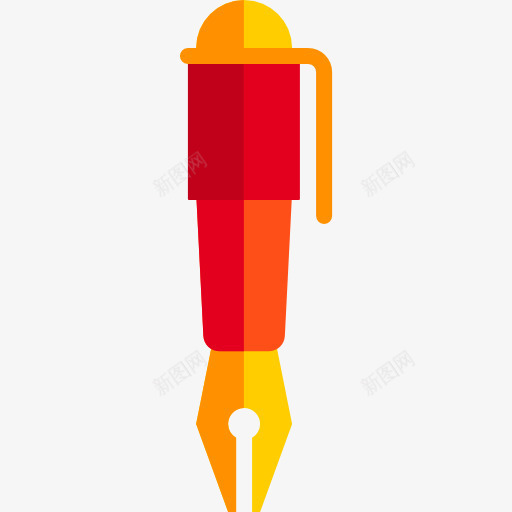 钢笔图标png_新图网 https://ixintu.com 书法 写作 工具和用具 教育 签字 钢笔