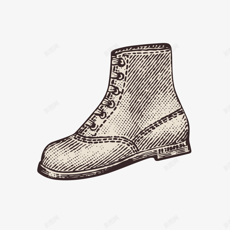 手绘复古物品png免抠素材_新图网 https://ixintu.com 中世纪 古老的物品 复古 手绘 手绘复古物品 欧洲 靴子 鞋子