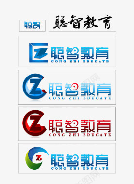 聪智教育计算机LOGO图标图标