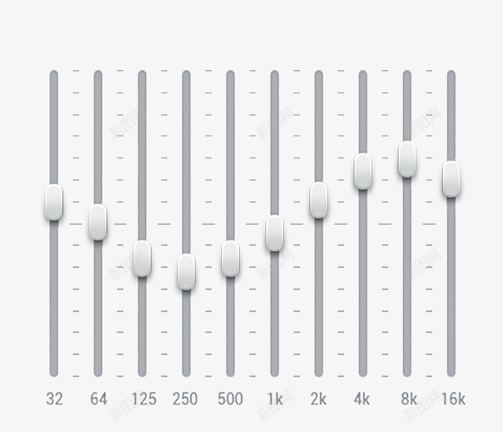 音量调整滑块图标png_新图网 https://ixintu.com EQ 按钮 调整 音乐 音量 音量柱