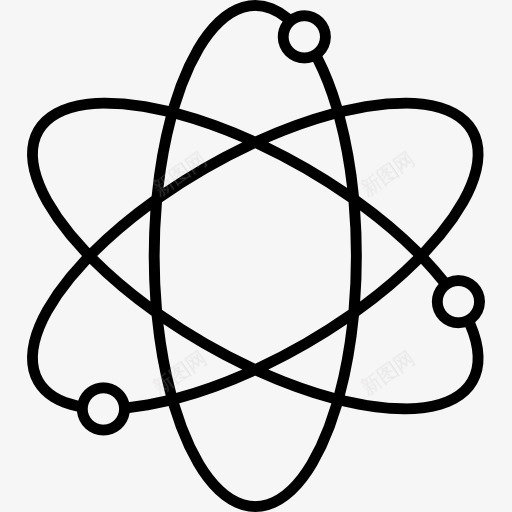 物理图标png_新图网 https://ixintu.com 原子核 原子物理学 教育 电子 科学