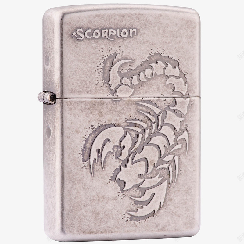 Zippo蝎子欧洲风png免抠素材_新图网 https://ixintu.com ZIPPO Zippo 产品实物 仿古银 复古 打火机 欧洲风 磨砂 花纹 英文 金属 雕花