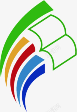 彩色书籍logo图标图标