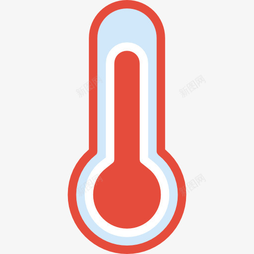 温度计图标png_新图网 https://ixintu.com 华氏 工具和用具 度 摄氏 教育 汞 温度 温度计