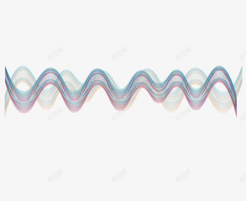 抽象声波曲线png免抠素材_新图网 https://ixintu.com PNG图片 声波 声波曲线 声波纹 声音 抽象 曲线 矢量素材 音频