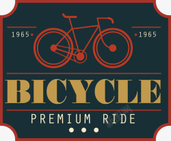 欧洲旧式自行车主题邮票素材