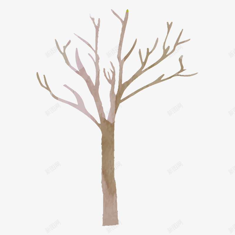 抽象炫彩树png免抠素材_新图网 https://ixintu.com 抽象 树 树叉 水彩 炫彩
