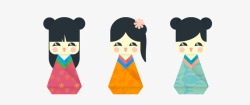 日本娃娃素材