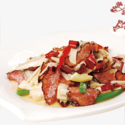特色腊肉中国风美食多汁腊肉元素高清图片