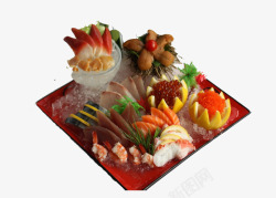 鲷鱼刺身日本料理高清图片