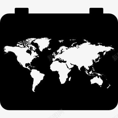 世界地图图标图标