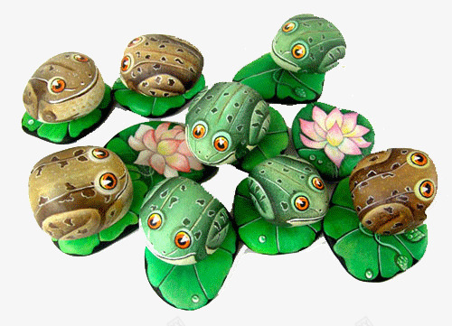 创意青蛙石头画艺术png免抠素材_新图网 https://ixintu.com 创意 动物 彩色 石头画 艺术 青蛙