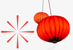 中国传统节日春节海报灯笼素材