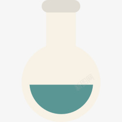 实验室蒸馏瓶瓶图标高清图片