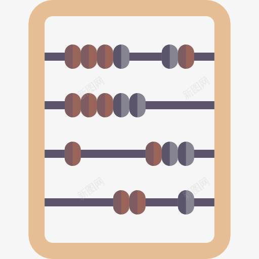 算盘图标png_新图网 https://ixintu.com 业务 工具和用具 数学 数学教育 算盘 计算 计算器