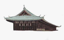 手绘日本房屋主页装修素材
