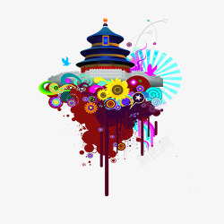 炫彩建筑素材