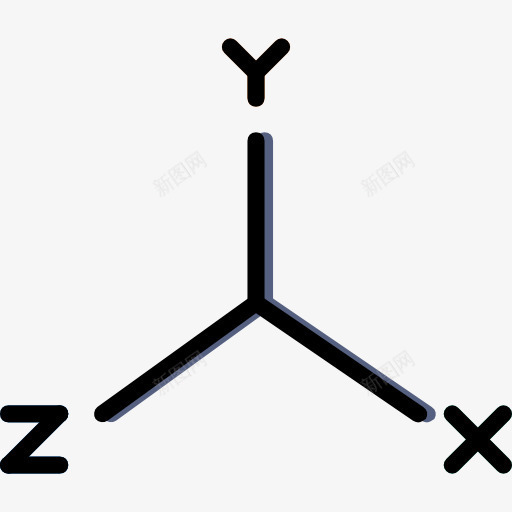 坐标图标png_新图网 https://ixintu.com 协调 接口 数学 数学教育 笛卡尔坐标