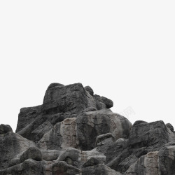 黑色岩石石头高清图片