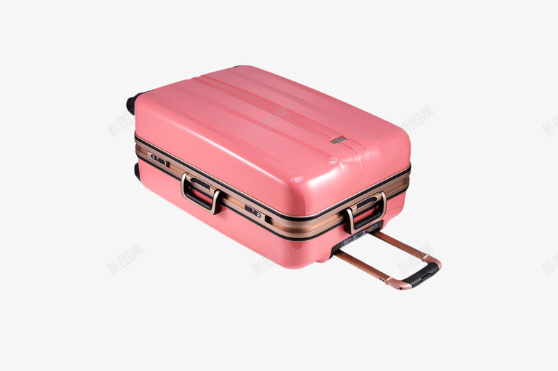 倒放的粉红色行李箱png免抠素材_新图网 https://ixintu.com 产品实物 电商 箱包 粉红色 行李