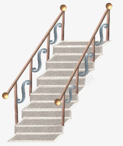 木质楼梯楼梯护手高清图片
