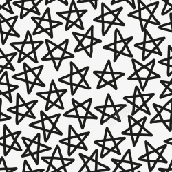 花纹背景镂空花纹卡通手绘星星素材