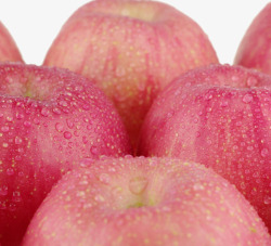 一个红南瓜烟台红富士苹果高清图片