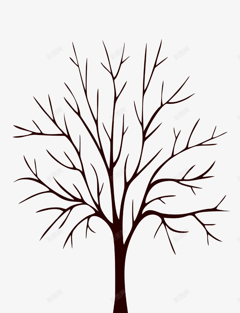 漫画树形图png免抠素材_新图网 https://ixintu.com 免扣素材 广告设计 树形图 树枝子 漫画树形图