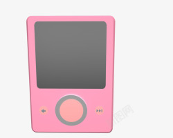 粉色卡通MP3MP3音乐播放器高清图片
