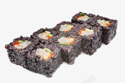 寿司醋黑米寿司高清图片