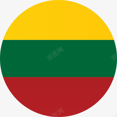 国旗立陶宛欧洲国家的国旗图标图标