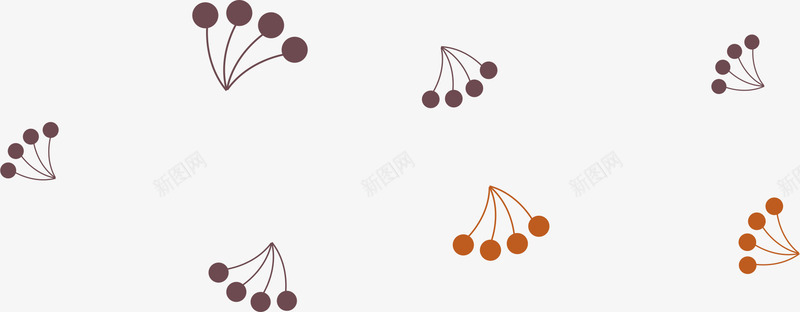 抽象樱桃漂浮png免抠素材_新图网 https://ixintu.com AI 卡通 可爱 底纹 手绘 樱桃 漂浮 线条 背景 花纹