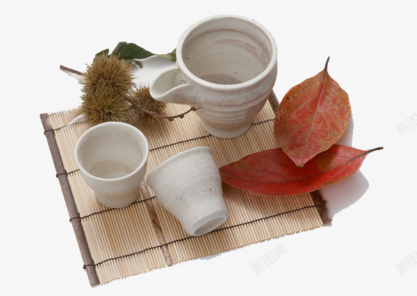 日本料理茶道png免抠素材_新图网 https://ixintu.com 产品实物 料理 日本 茶具 茶道