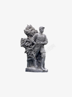 中国人民解放军雕像素材