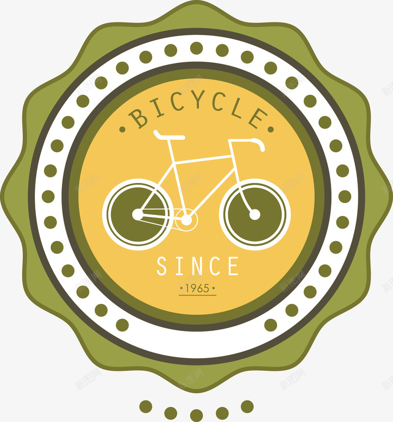 欧洲旧式简易自行车品牌商标png免抠素材_新图网 https://ixintu.com 单车 怀旧 旧时光 欧洲