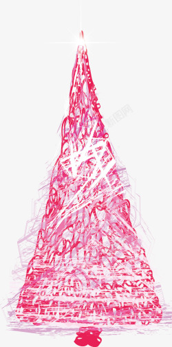 创意圣诞树创意彩色圣诞树高清图片