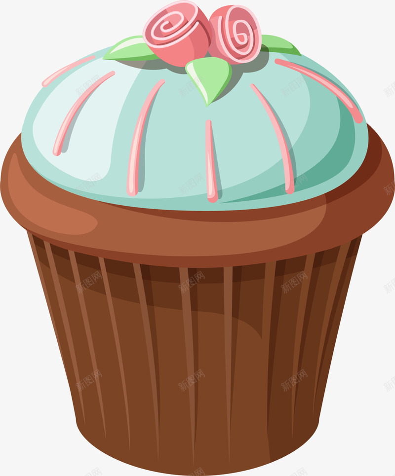 绿色卡通蛋糕png免抠素材_新图网 https://ixintu.com 卡通糕点 清新甜品 绿色灯光 美味糕点 美食糕点 蛋糕店 装饰图案