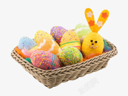 彩色复活蛋彩色禽蛋带颗粒的食用彩蛋实物高清图片