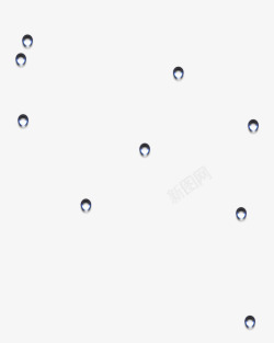 水珠滴落的水珠素材